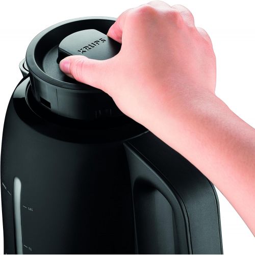  Krups BW2448 Wasserkocher Pro Aroma, 1,6 L, 2,400 W mit beleuchtetem Ein-/Ausschalter, schwarz