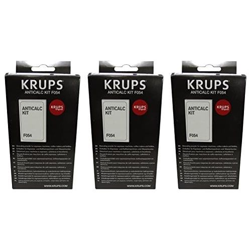  Krups Anticalc Kit* F054 Entkalker, Kalkreiniger, Kalkentferner, 3er Pack