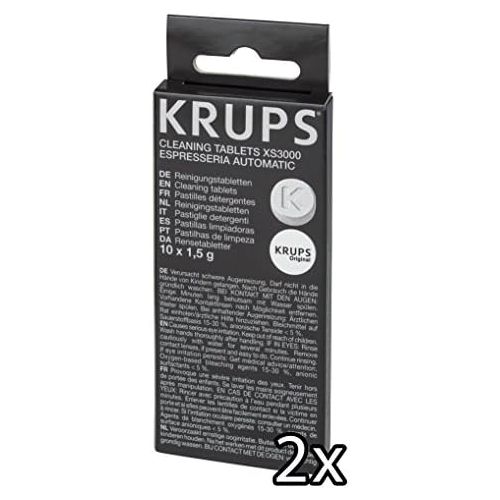  2 KRUPS Reinigungstabletten XS3000