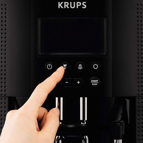  [아마존베스트]Krups EA815070 Fully Automatic Coffee Machine (1450 Watt, 1.8 Litres, 15 Bar, LC Display, CappuccinoPlus Nozzle) Black