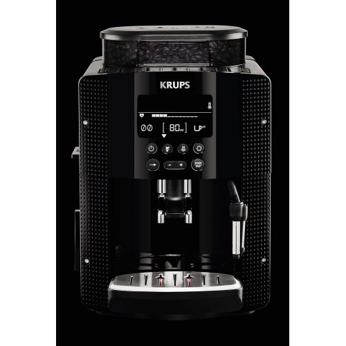  [아마존베스트]Krups EA815070 Fully Automatic Coffee Machine (1450 Watt, 1.8 Litres, 15 Bar, LC Display, CappuccinoPlus Nozzle) Black