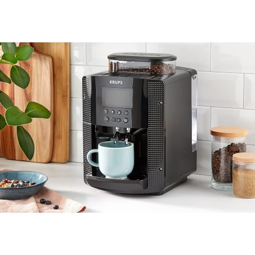  [아마존베스트]KRUPS Automatic Coffee Machine 1.8 l 15 bar, AutoCappuccino System, LC Display