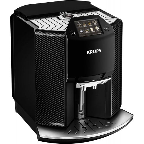  [아마존베스트]Krups Barista New Age Coffee Machine, One-Touch Cappuccino, with Coloured Touchscreen Display, 1.6 Litres, Carbon