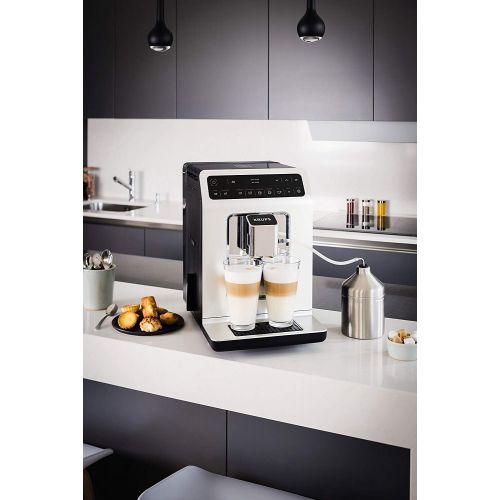  [아마존베스트]Krups Evidence Coffee Machine One Touch Cappuccino OLED Control Panel with Touch Screen 2.1 L