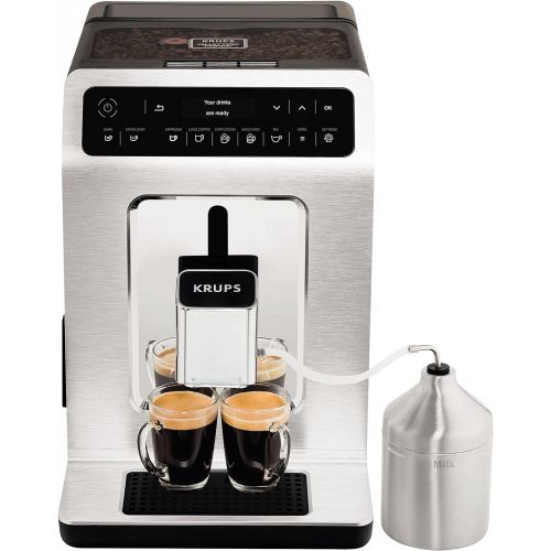  [아마존베스트]Krups Evidence Coffee Machine One Touch Cappuccino OLED Control Panel with Touch Screen 2.1 L