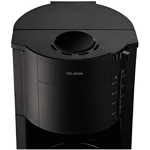  [아마존베스트]Krups F30908 ProAroma Filter Coffee Machine with Glass Jug | 1.25 L Capacity | 10-15 Cups | 1050 W | Black & F03442 Glass Jug Espresso / Coffee Machine Accessories with Lid, 10 Cup