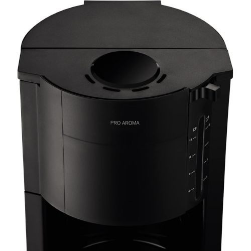  [아마존베스트]Krups F30908 ProAroma Filter Coffee Machine with Glass Jug | 1.25 L Capacity | 10-15 Cups | 1050 W | Black & F03442 Glass Jug Espresso / Coffee Machine Accessories with Lid, 10 Cup