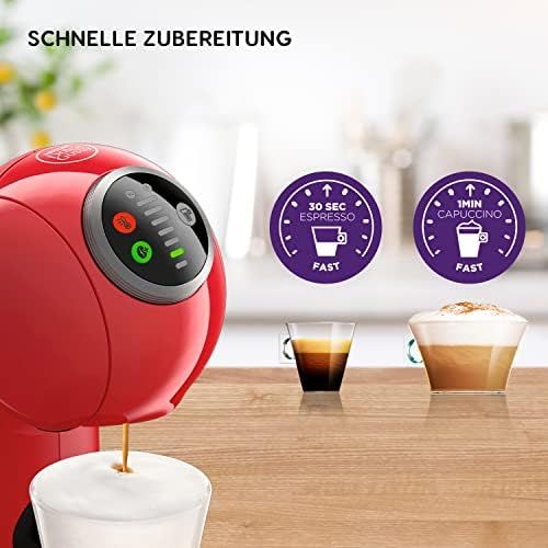  [아마존베스트]Krups NESCAFEE Dolce Gusto Genio S Capsule Machine, Hot and Cold Drinks, 15 Bar Pump Pressure, 0.8 L Water Tank