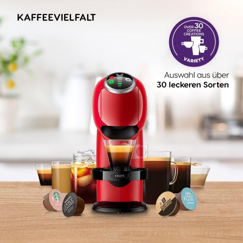  [아마존베스트]Krups NESCAFEE Dolce Gusto Genio S Capsule Machine, Hot and Cold Drinks, 15 Bar Pump Pressure, 0.8 L Water Tank