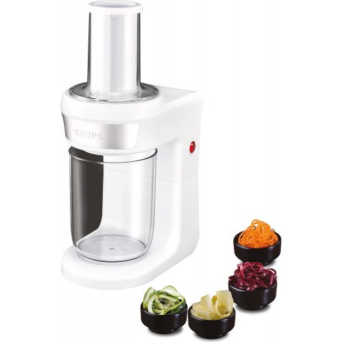  [아마존베스트]Krups HR6541Spiralizer Spiral Slicer, White