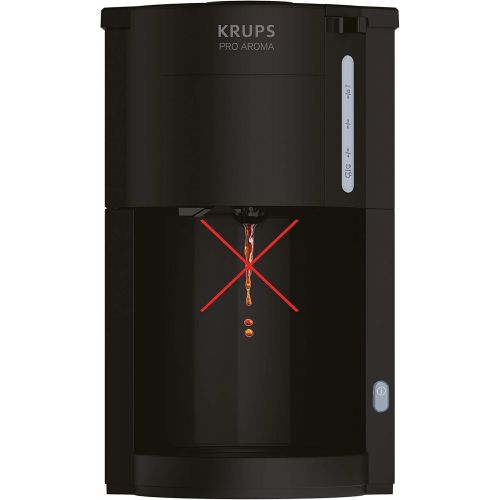  [아마존베스트]Krups Pro Aroma KM3038 KM303810 Filter Coffee Machine 1 L Capacity with Thermal Flask (800 Watt) Black & Toaster Pro Aroma KH1518 | 6 Browning Levels | 2 Slots for 2 Slices | 700 W