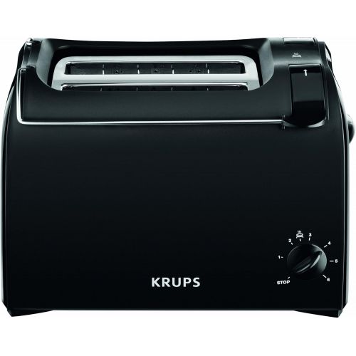  [아마존베스트]Krups Pro Aroma KM3038 KM303810 Filter Coffee Machine 1 L Capacity with Thermal Flask (800 Watt) Black & Toaster Pro Aroma KH1518 | 6 Browning Levels | 2 Slots for 2 Slices | 700 W