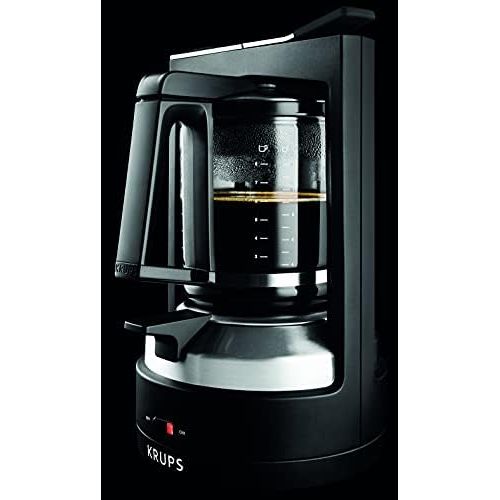  [아마존베스트]Krups KM 4689 coffee maker - coffee makers (Built-in, Mocha, Black, Stainless steel, Jug, Glass)