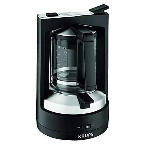  [아마존베스트]Krups KM 4689 coffee maker - coffee makers (Built-in, Mocha, Black, Stainless steel, Jug, Glass)