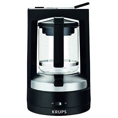  [아마존베스트]Krups KM 4689 coffee maker - coffee makers (Built-in, Mocha, Black, Stainless steel, Jug, Glass)