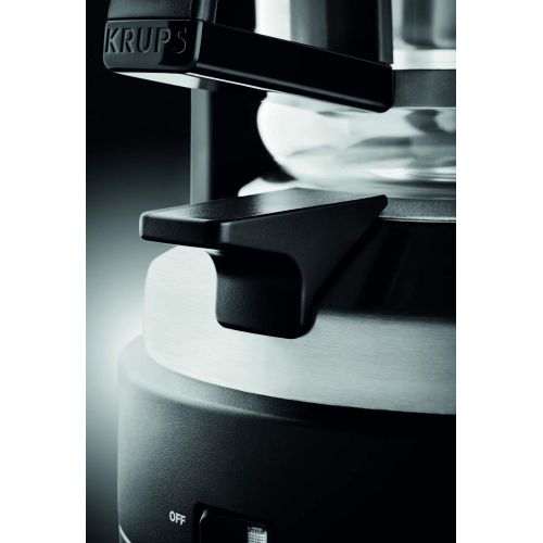  [아마존베스트]Krups KM 4689 coffee maker - coffee makers (Built-in, Mocha, Black, Stainless steel, Jug, Glass)