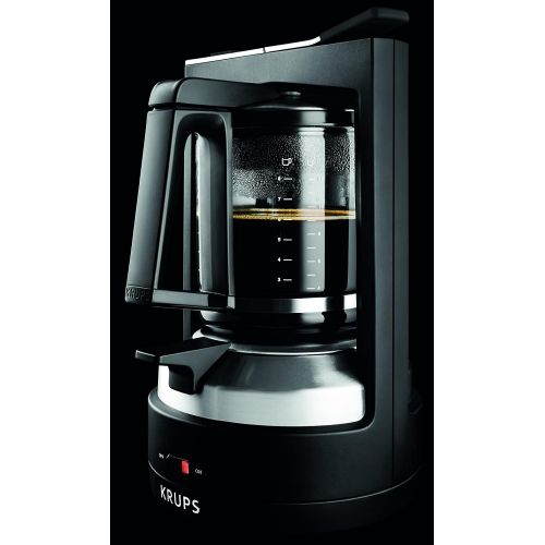  [아마존베스트]Krups KM 4689 coffee maker - coffee makers (Built-in, Mocha, Black, Stainless steel, Jug, Glass)