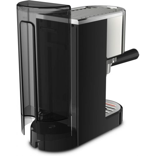  Krups Virtuoso XP442C Filter Machine, Cup Warmer, Intuitive Control Panel, Automatic Shut Off, Hot Water Function, Black/Stainless Steel