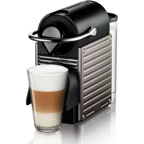  Krups Nespresso Pixie XN3015 Kaffeekapselmaschine (mit Aeroccino3) electric titan