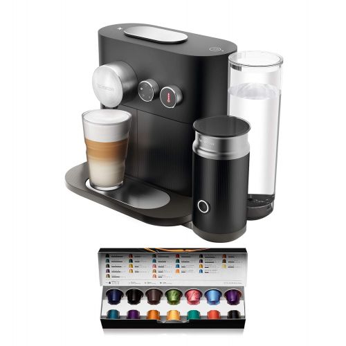  Krups Nespresso Expert und Milk XN6018 Kaffeekapselmaschine (mit Aeroccino3 und Bluetoth, 19 bar) schwarz