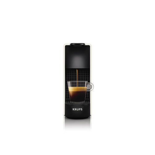  Krups Nespresso Essenza Mini XN1111 Kaffeekapselmaschine (1260 Watt, 0,7 Liter, 19 bar, inklusive Aeroccino Milchaufschaeumer) weiss