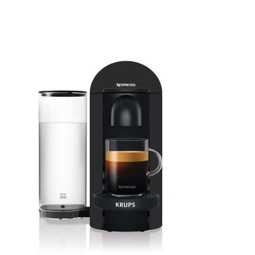  Krups Nespresso Plus Kaffeemaschine Vertuo +, Mattschwarz