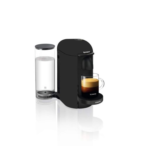  Krups Nespresso Plus Kaffeemaschine Vertuo +, Mattschwarz
