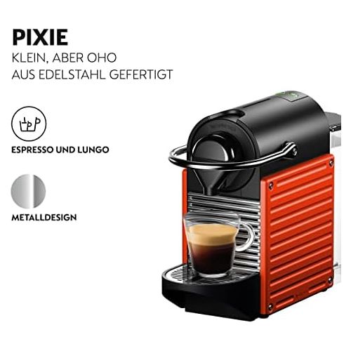  Krups Nespresso XN 3006 Nespresso Pixie Electric Red