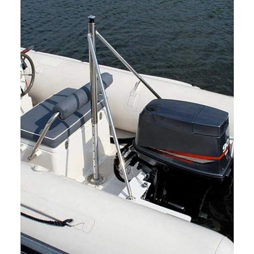  Water Ski Pylon for Outboard Boat, Adjustable Pole Height Rope Tow Point 34