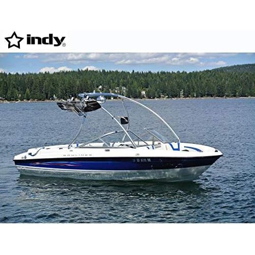  Krypt Towers Indy Liquid Wakeboard Tower, Universal Tower Width 67 to 102, 2.25 inch 6063 Aircraft Seamless Aluminium, Solid Top Bar for Rigid Installation
