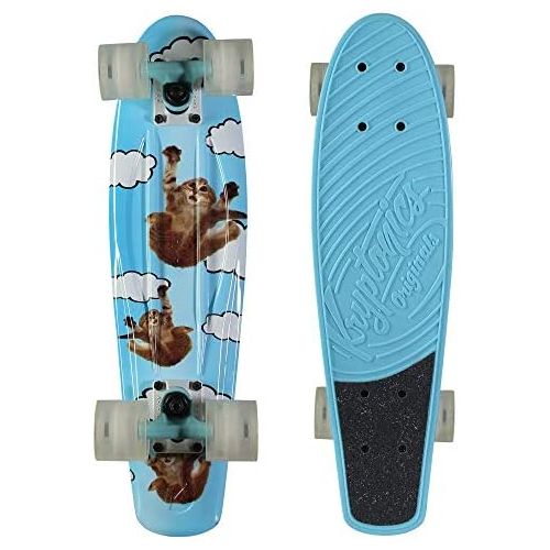  Kryptonics Original Torpedo 22.5 Inch Complete Skateboard - Sky-Cats