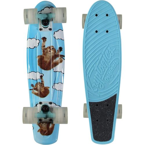  Kryptonics Original Torpedo 22.5 Inch Complete Skateboard - Sky-Cats