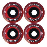 Kryptonics Wheels KRYPTONICS Classic 76MM 80A RED Longboard Cruiser Skateboard Wheels