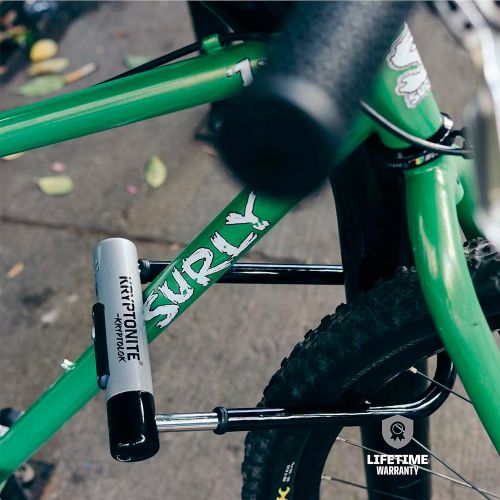  Kryptonite Kryptolok Long Shackle 12.7mm U-Lock Bicycle Lock with FlexFrame-U Bracket