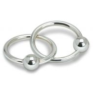 [아마존베스트]Krysaliis Sterling Silver Baby Teether Rattle, Two Ring