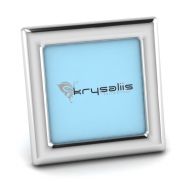 Krysaliis Sterling Silver Classic Square Frame - Blue Stand