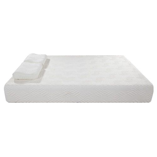  Ktaxon New 10 Inch Queen Traditional Firm GEL Memory Foam Mattress Bed with 2 Pillows