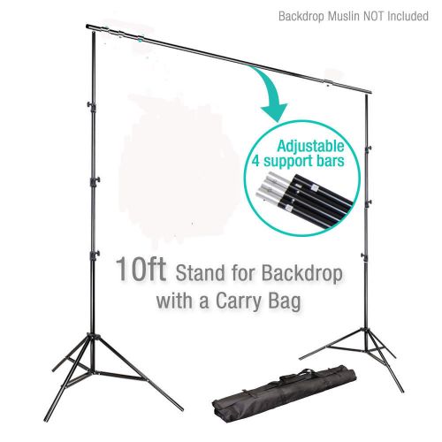제네릭 Generic Ktaxon Background Support Stand Photo Backdrop Crossbar Kit Lighting Studio Tri pod Set