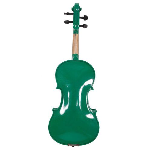  Ktaxon 44 Green Acoustic Violin Fiddle with Hard Case, Bow, Rosin Full Size for beginning