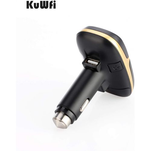  KuWFi Unlocked 150 Mbps LTE Car WiFi Dongle 4G Wireless Router with Sim Card Slot FDD-LTE:B1 B3 TDD::B38B39B41 Work with Europe, Africa and South America (sim Card not Including