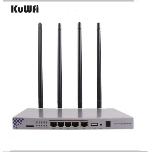  KuWFi 802.11AC 1200Mbps Dual band 2.4GHz 5.0GHz Wireless WiFi Router MT7621A chipset Gigabit port OpenWrt Wireless Router