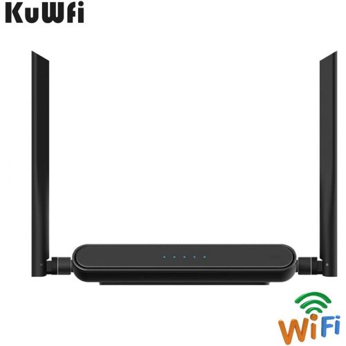  KuWFi 802.11AC 1200Mbps Dual band 2.4GHz 5.0GHz Wireless WiFi Router MT7621A chipset Gigabit port OpenWrt Wireless Router