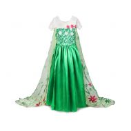 KuaileBaby Anna Elsa Frozen Fever Girls Birthday Dress Costume
