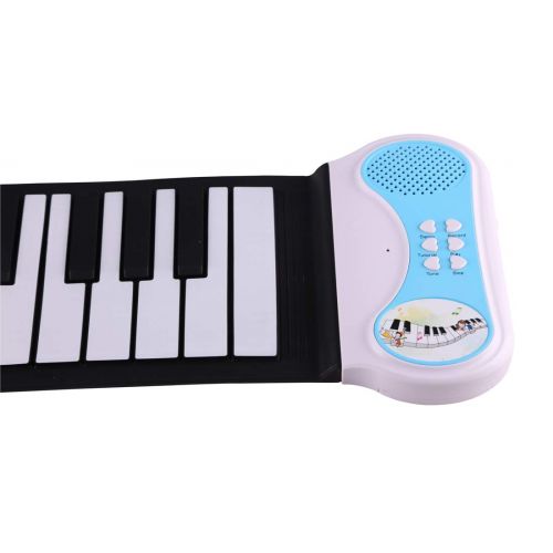 KuanDar Musical instrument Portable Piano - 49 Key USB Childrens Piano Electronic Soft Keyboard Silicone Keyboard