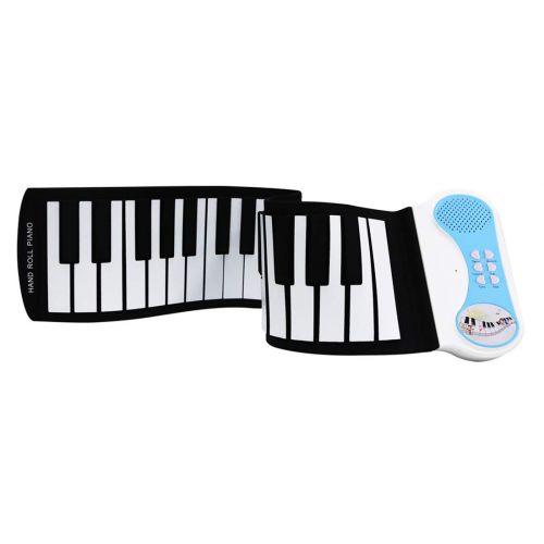  KuanDar Musical instrument Portable Piano - 49 Key USB Childrens Piano Electronic Soft Keyboard Silicone Keyboard