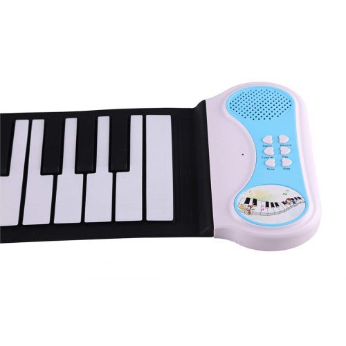  KuanDar Musical instrument Portable Piano - 49 Key USB Childrens Piano Electronic Soft Keyboard Silicone Keyboard