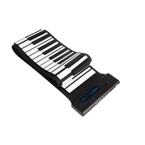  KuanDar Musical instrument Portable Piano- 88 Keys USB Flexible KD-333 Piano Electronic Soft Keyboard Piano Silicone Rubber Keyboard Send A Sustain Pedal