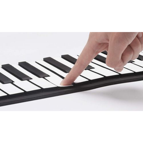  KuanDar Musical instrument Portable Piano-61 Keys USB Flexible Roll Up Piano Electronic Soft Keyboard Piano Silicone Rubber Keyboard
