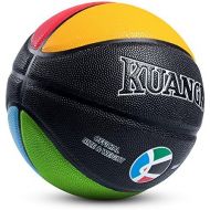 Kuangmi Olympic Colors Basketball Size 3,4,5,6,7 for Baby Child Boys Girls Youth Men Women
