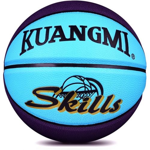  Kuangmi Multi-Color Basketball Junior Kids Child Boys Girls Size 5 27.5